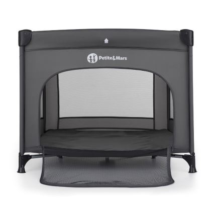 PETITE&MARS - Ceļojuma bērnu rotaļu sētiņa NOOK Urban Charchoal Grey