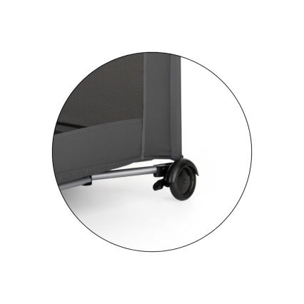 PETITE&MARS - Ceļojuma gultiņa NYJA Urban Jungle Charcoal