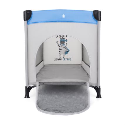 PETITE&MARS - Ceļojumu gultiņa KOOT Zebra Super Power