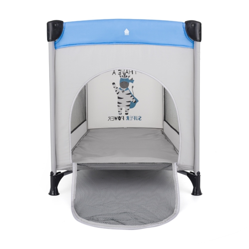 PETITE&MARS - Ceļojumu gultiņa KOOT Zebra Super Power