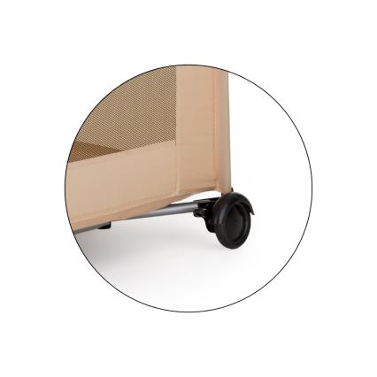 PETITE&MARS - Ceļojumu gultiņa NYJA Urban Jungle Sand