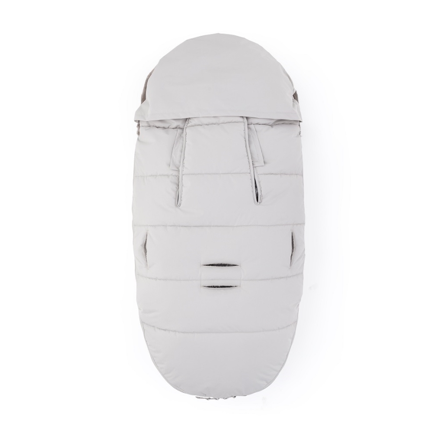 PETITE&MARS - KOMPLEKTS Bērnu ratu maiss 4in1 COMFY + stroller roka muffs FURRY Champagne Shower