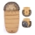 PETITE&MARS - KOMPLEKTS Bērnu ratu maiss 4in1 COMFY + stroller roka muffs FURRY Elegant Caramel