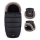 PETITE&MARS - KOMPLEKTS Bērnu ratu maiss 4in1 COMFY + stroller roka muffs FURRY Forever Black