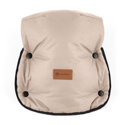 PETITE&MARS - KOMPLEKTS Bērnu ratu maiss 4in1 COMFY + stroller roka muffs FURRY roze Petal