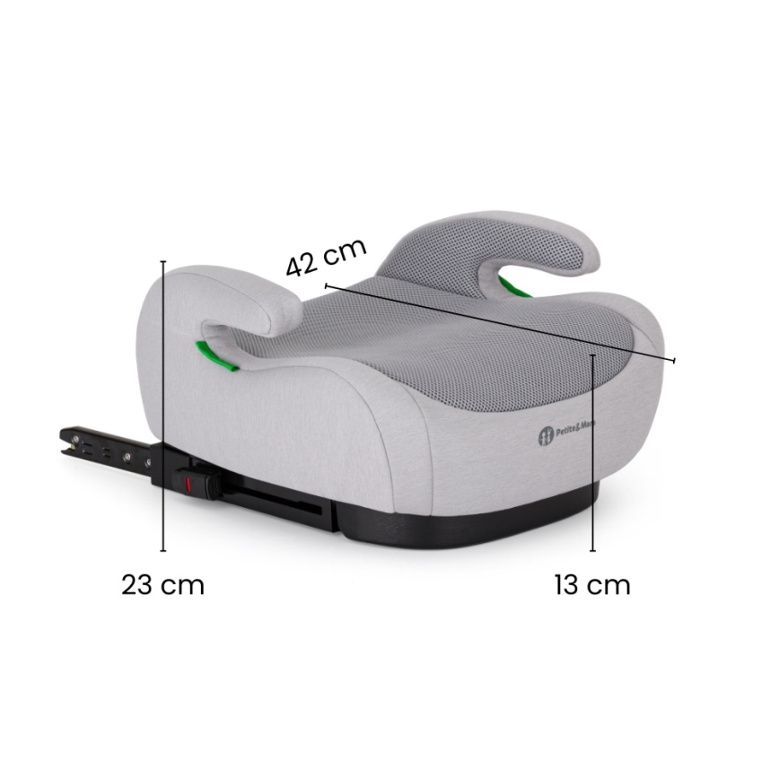 PETITE&MARS - Auto paaugstinātājs OPTIMUS PRO i-Size Air 125-150 cm (22-36 kg) brūns