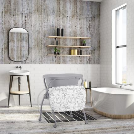 PETITE&MARS - Pārtinamais galds ar vannu SPA 3in1 pelēka
