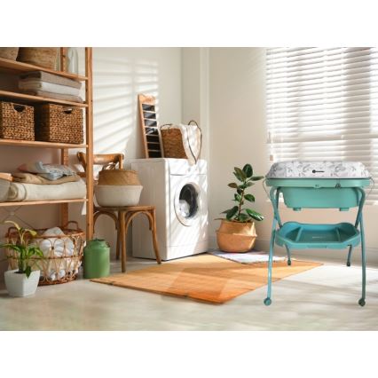 PETITE&MARS - Pārtinamais galds ar vannu SPA 3in1 piparmētru krāsa