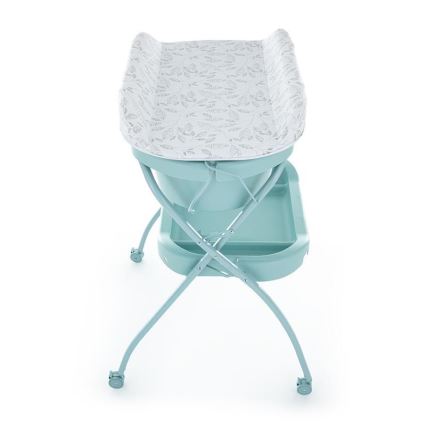 PETITE&MARS - Pārtinamais galds ar vannu SPA 3in1 piparmētru krāsa