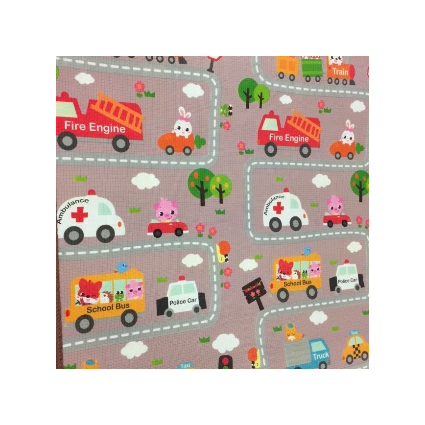 PETITE&MARS - Rotaļu paklājs JOY CITY 150x180 cm