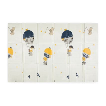 PETITE&MARS - Salokāms spēļu paklājs CAMPY Mountains&Triangles