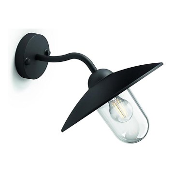 Philips 01643/30/PN - Āra sienas gaismeklis HAMMOCK 1xE27/60W/230V IP44
