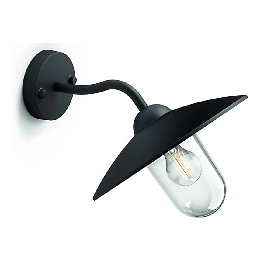 Philips 01643/30/PN - Āra sienas gaismeklis HAMMOCK 1xE27/60W/230V IP44