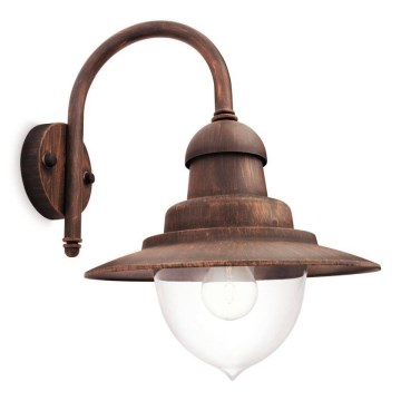 Philips 01652/06/PN - Āra sienas gaismeklis MYGARDEN RAINDROP 1xE27/53W/230V IP44