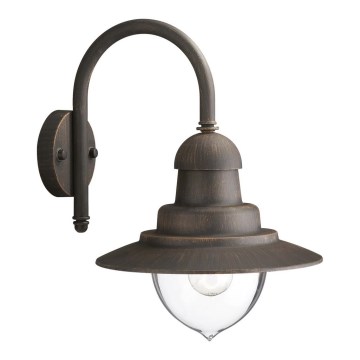 Philips 01652/06/PN - Āra sienas gaismeklis RAINDROP 1xE27/53W/230V IP44