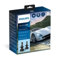 Philips 11342U91X2 -KOMPLEKTS 2x LED Auto spuldze Ultinon 9100 H4 P43t-38/13,2W/12/24V 5800K