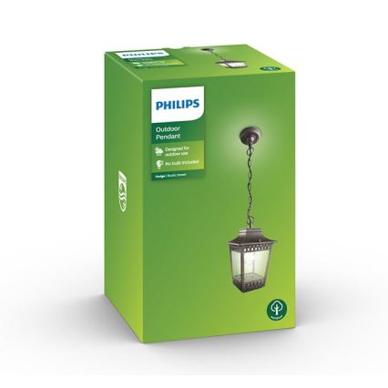 Philips 15406/86/PN - Āra lustra HEDGE 1xE27/60W/230V IP44