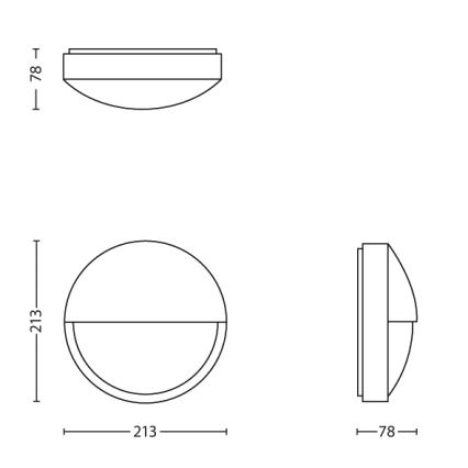 Philips - LED Āra sienas gaismeklis LED/6W IP44