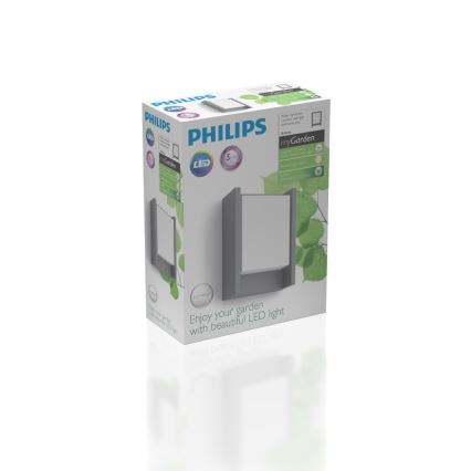 Philips - LED Āra sienas lampa LED/6W/230V 2700K IP44