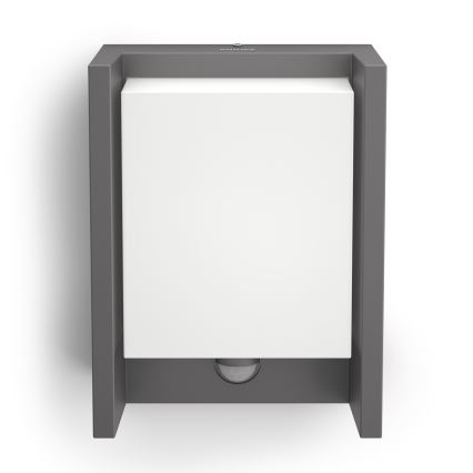 Philips - LED Āra sienas lampa ar sensoru LED/6W 2700K IP44