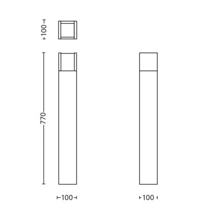 Philips - LED Āra lampa LED/6W/230V 2700K IP44