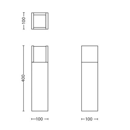 Philips - LED Āra lampa LED/6W/230V 4000K IP44