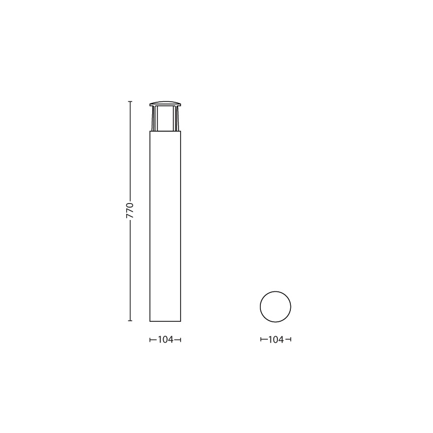 Philips - LED Āra lampa 1xLED/6W/230V IP44