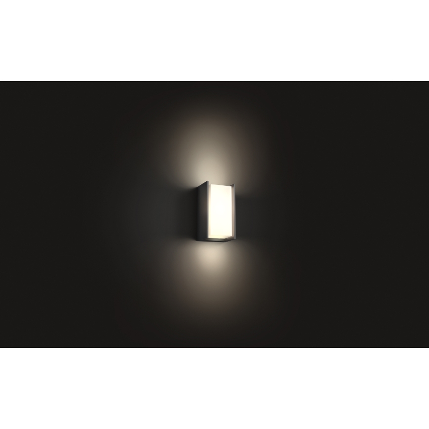 Philips - LED Aptumšojama āra sienas lampa Hue TURACO 1xE27/9,5W/230V IP44
