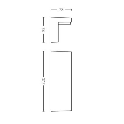 Philips - LED Āra sienas lampa 2xLED/4,5W/230V IP44