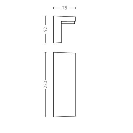 Philips - LED Āra sienas lampa 2xLED/4,5W/230V IP44