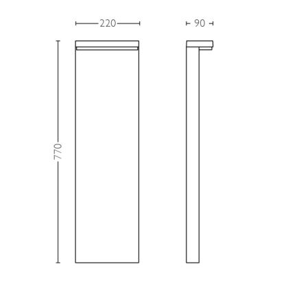 Philips - LED Āra lampa 2xLED/4,5W/230V IP44