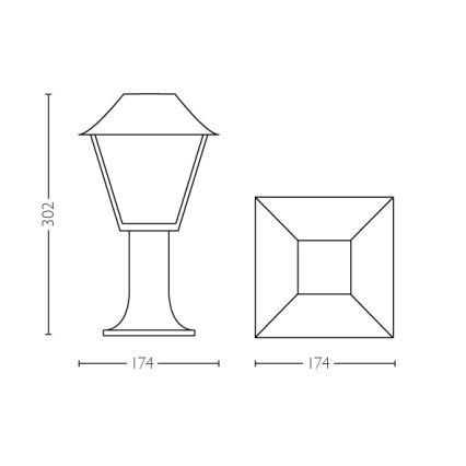 Philips - Āra lampa 1xE27/60W/230V IP44