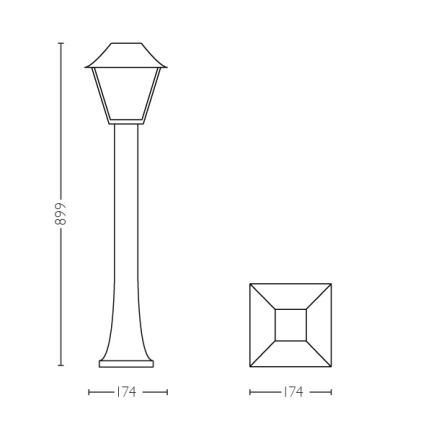 Philips - Āra lampa E27/60W/230V IP44