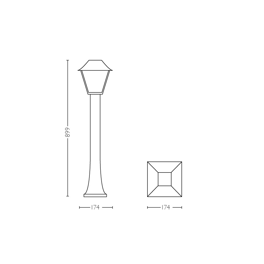 Philips - Āra lampa E27/60W/230V IP44