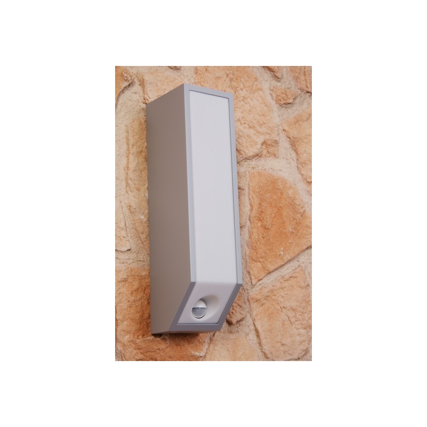 Philips 16933/87/16 - Āra sienas gaismeklis ar sensoru MYGARDEN FEATHER E27/23W IP44