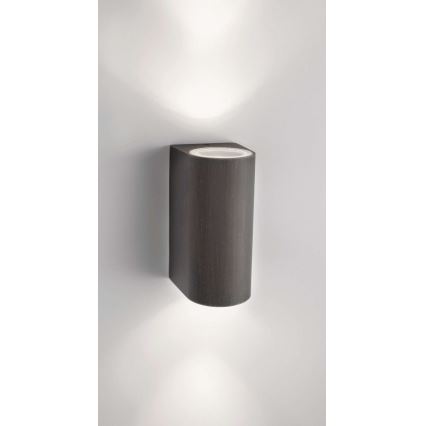 Philips 17102/86/16 - Āra Sienas Apgaismojums MYGARDEN NIGHTINGALE 2xGU10/35W