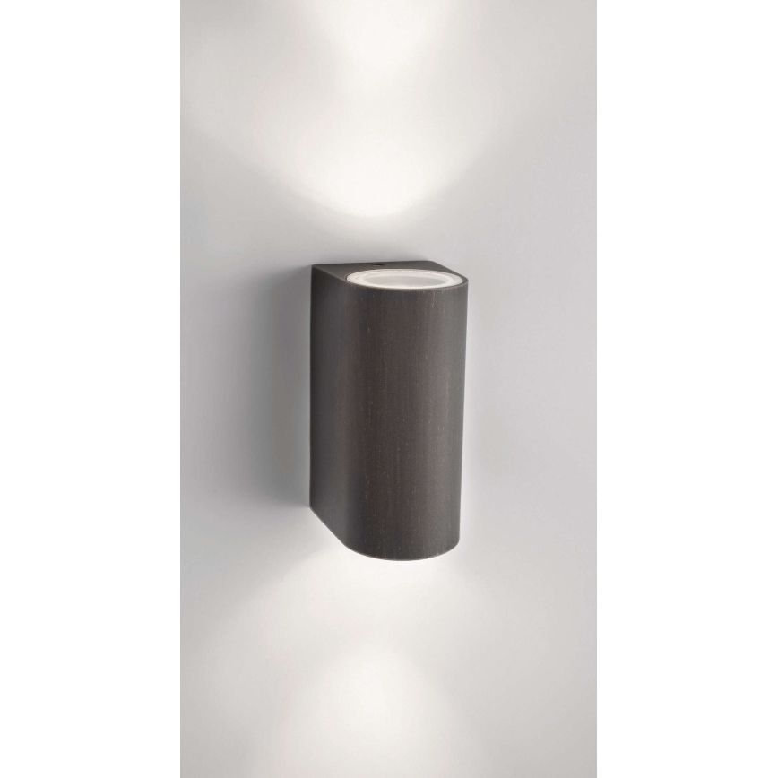 Philips 17102/86/16 - Āra Sienas Apgaismojums MYGARDEN NIGHTINGALE 2xGU10/35W
