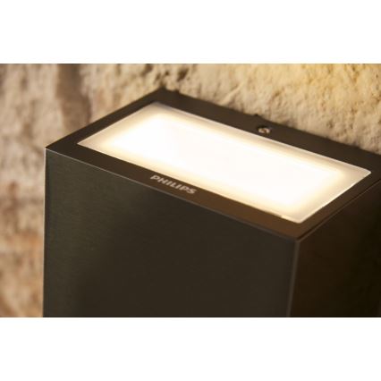 Philips 17209/47/16 - Āra Sienas Apgaismojums FLAGSTONE 3xLED/1W/230V