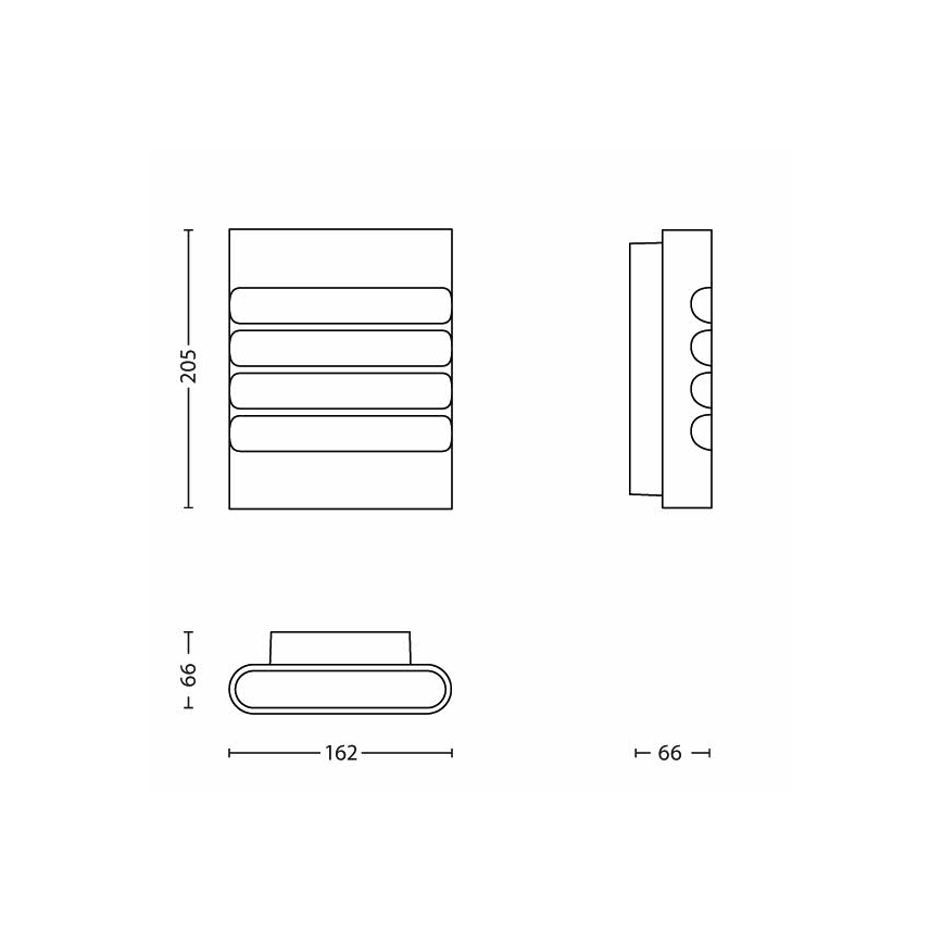 Philips - LED āra apgaismojums LED/3W/230V IP44