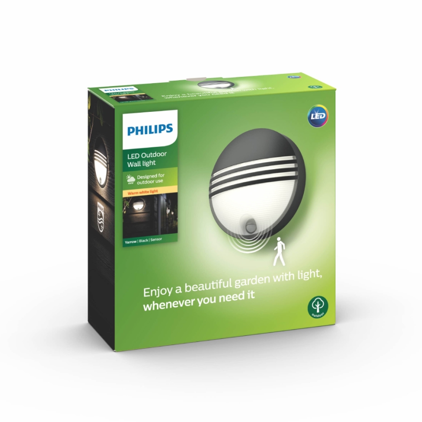 Philips - LED Āra lampa ar sensoru 1xLED/6W/230V IP44