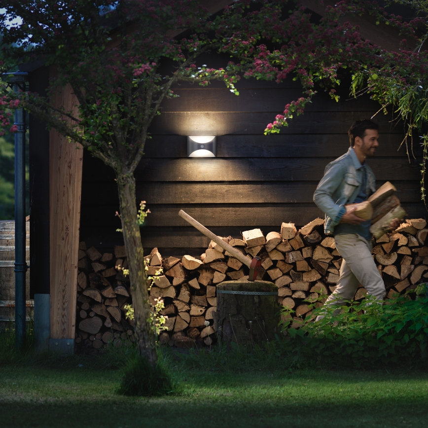 Philips - Āra sensora lampa 1xLED/6W/230V IP44