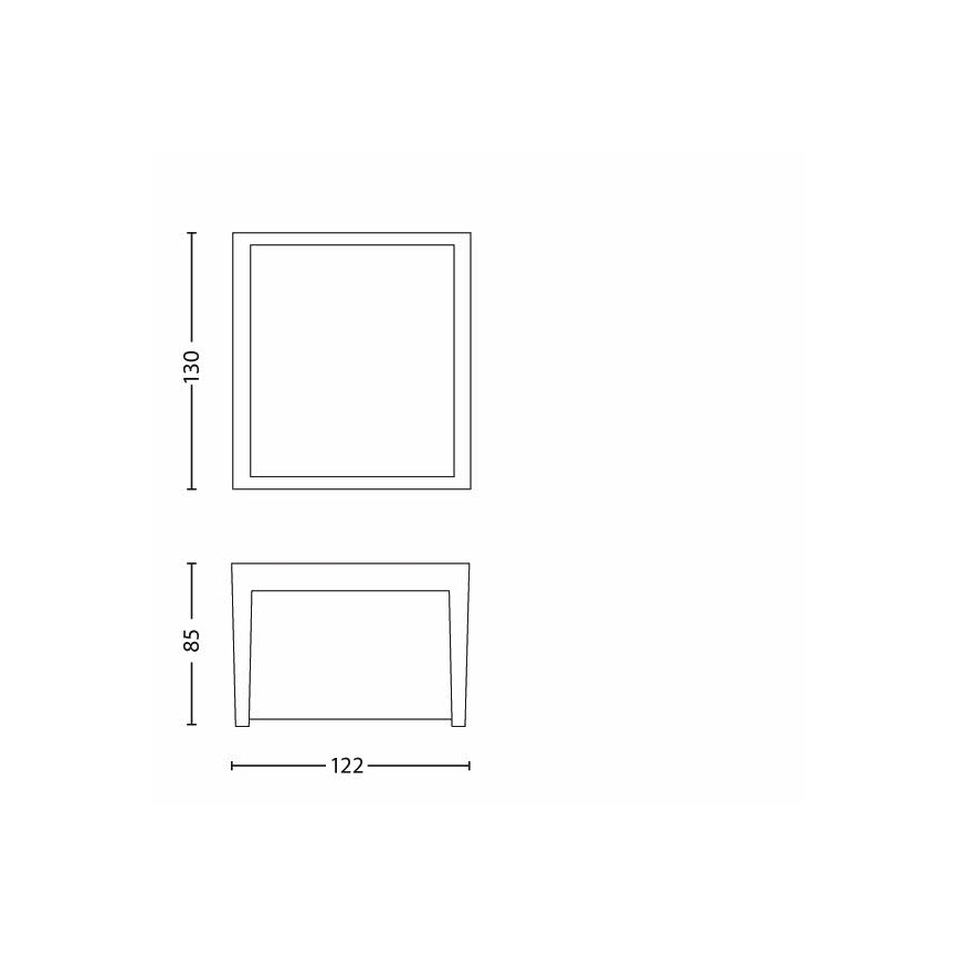 Philips - LED Āra sienas lampa LED/3W/230V IP44 2700K