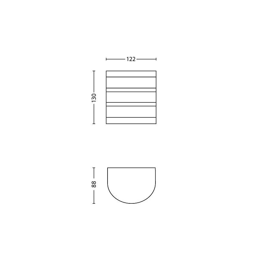 Philips - LED āra apgaismojums LED/3W/230V IP44