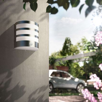Philips - LED Āra sienas lampa ar sensoru 1xLED/3W IP44