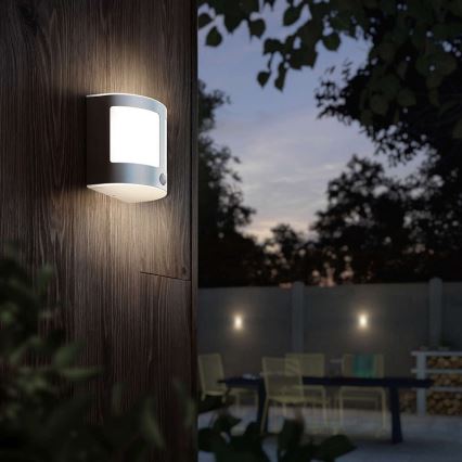 Philips - LED āra sienas gaismeklis ar  sensoru 1xLED/3.5W