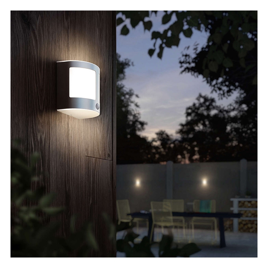 Philips - LED āra sienas gaismeklis ar  sensoru 1xLED/3.5W