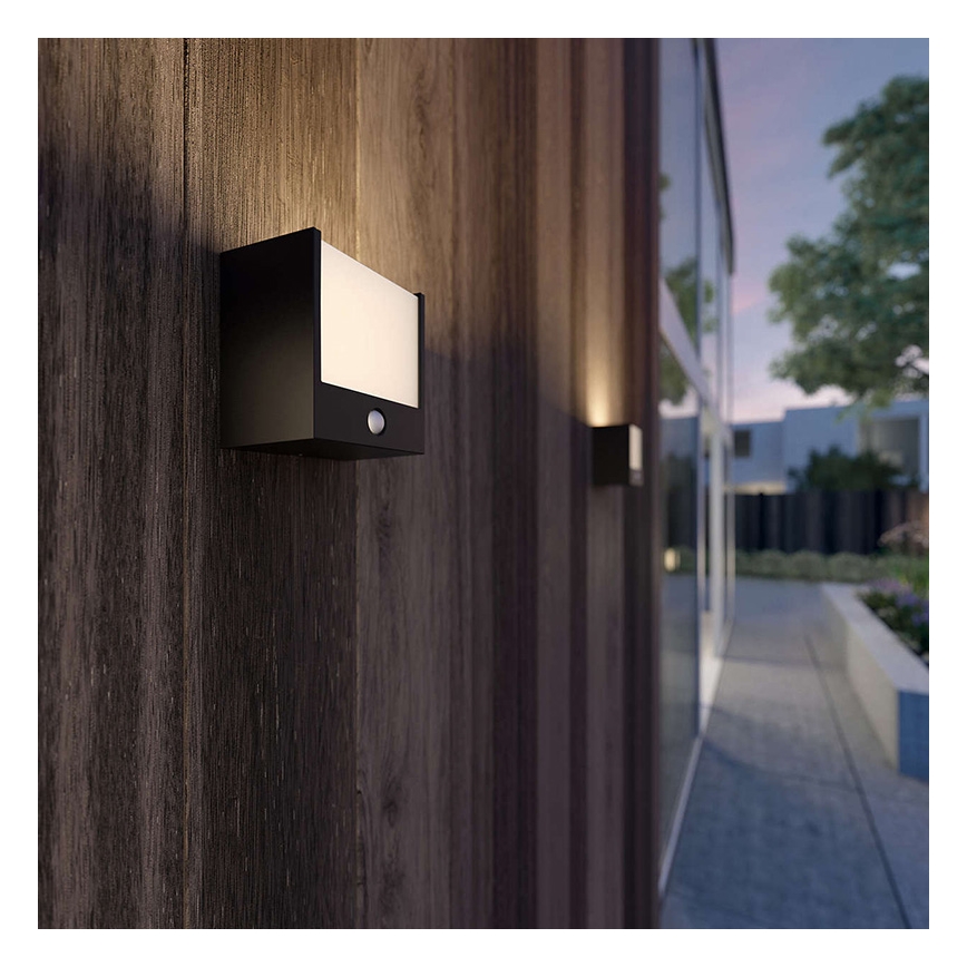Philips - LED āra gaismeklis ar sensoru 1xLED/3.5W
