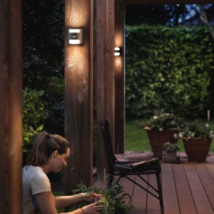 Philips - Āra sensora lampa 2xLED/4,5W/230V IP44