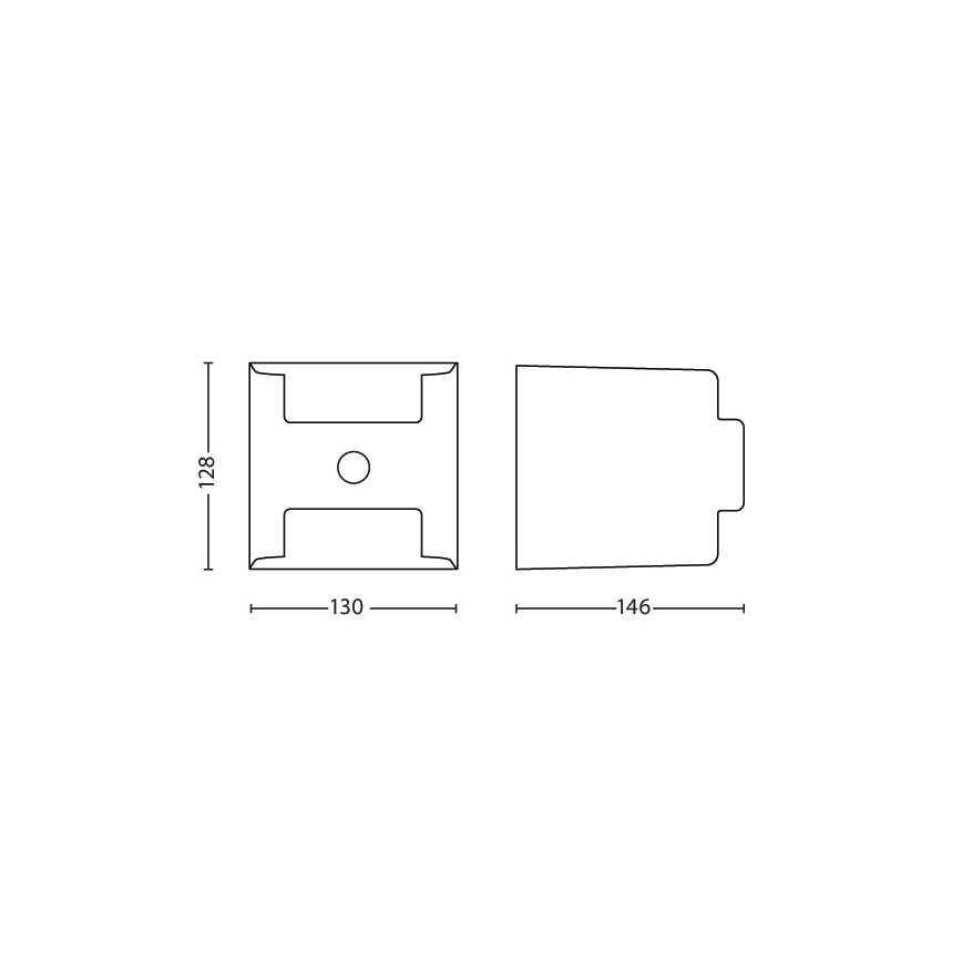 Philips - Āra sensora lampa 2xLED/4,5W/230V IP44