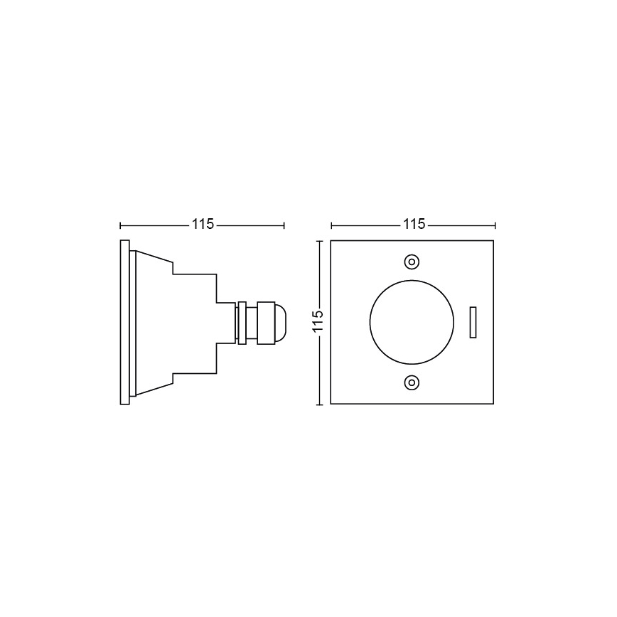 Philips - LED āra piebraucamā ceļa gaismeklis LED/3W